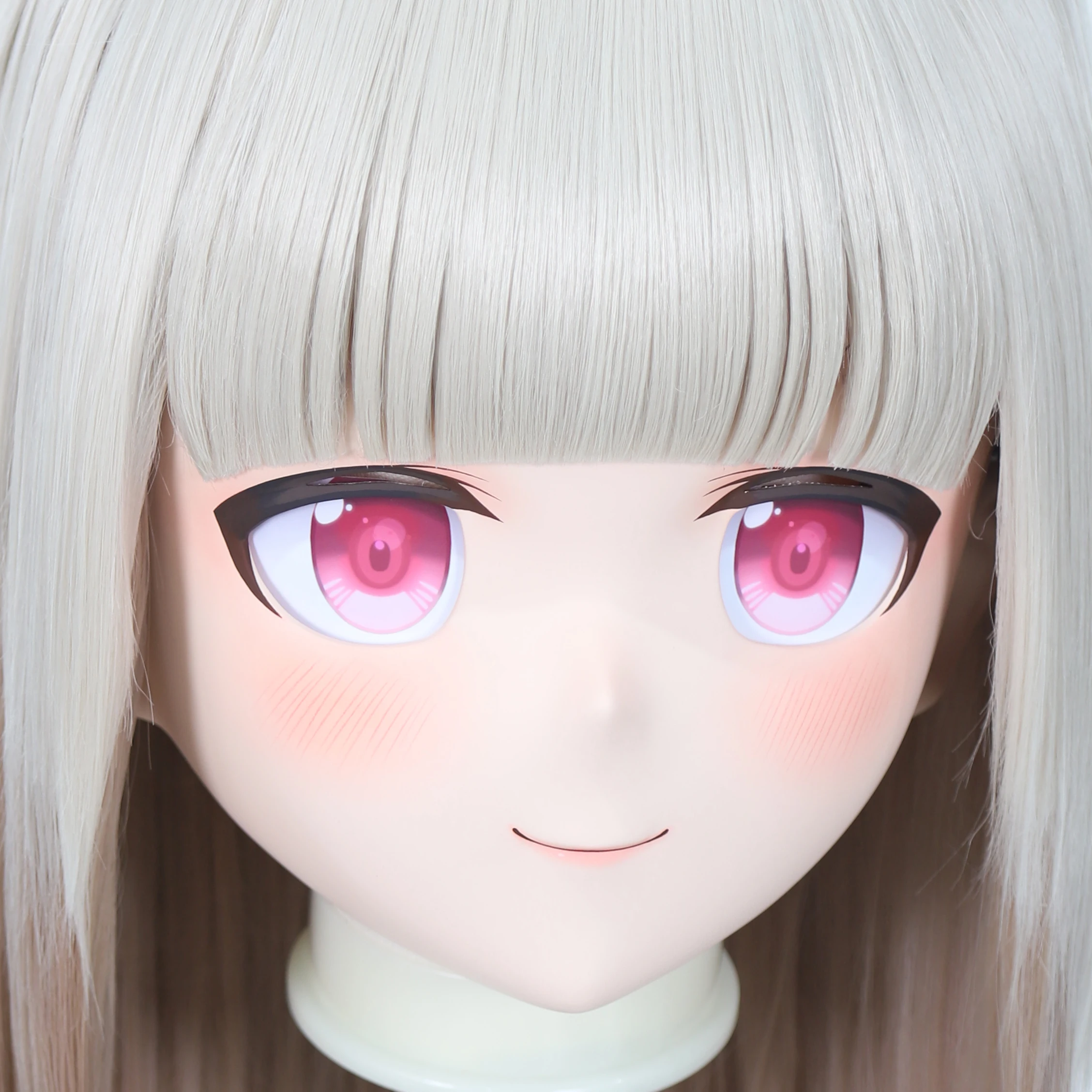 (HY-029) Customize Character Female/Girl Resin Kig Full Head With Lock Anime Cosplay Japanese Anime Kigurumi Mask