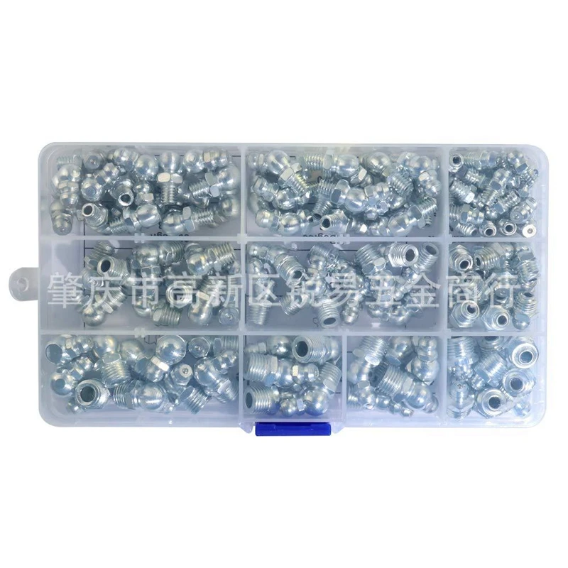 115pcs box nickel plated grease nipple grease nipple fitting M6M8M10 matching tool fuel pump