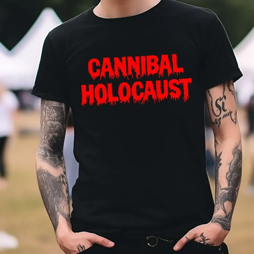 Cannibal Holocaust Movie Horror T-Shirt Black S-3XL