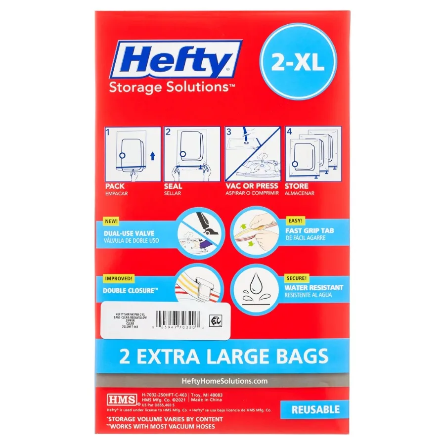 6개의 초대형 진공 압축 보관 가방, 옷장 정리함, 성인 및 청소년