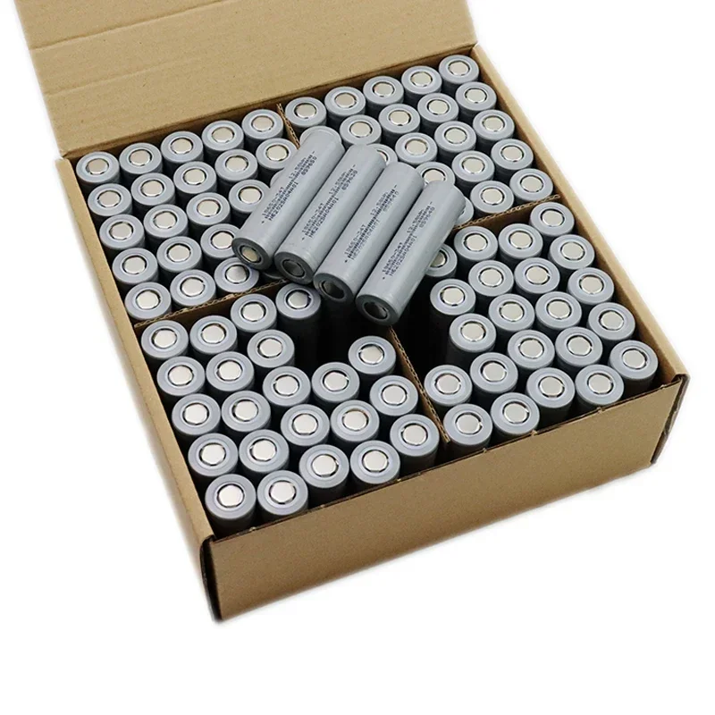 100 Stück neuer 3,7 V 18650 34T Lithium-Ionen-Akku mit wiederaufladbarem 3400-mAh-Akku für Taschenlampen-Elektrowerkzeuge mit starkem Licht