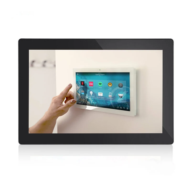 

OEM 10.1 inch Touchscreen Ethernet Smart Home Wall Mounted Android 13 12 Tablet support PoE Power