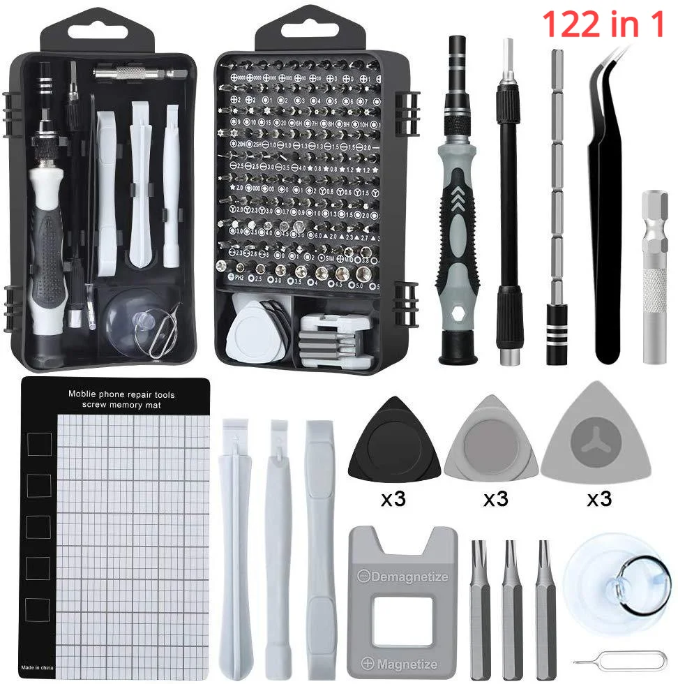 Complete toolkit screwdrivers mobile phone repair tools kit set cell maintenance Smartphone full tool repairing phones Toolbox