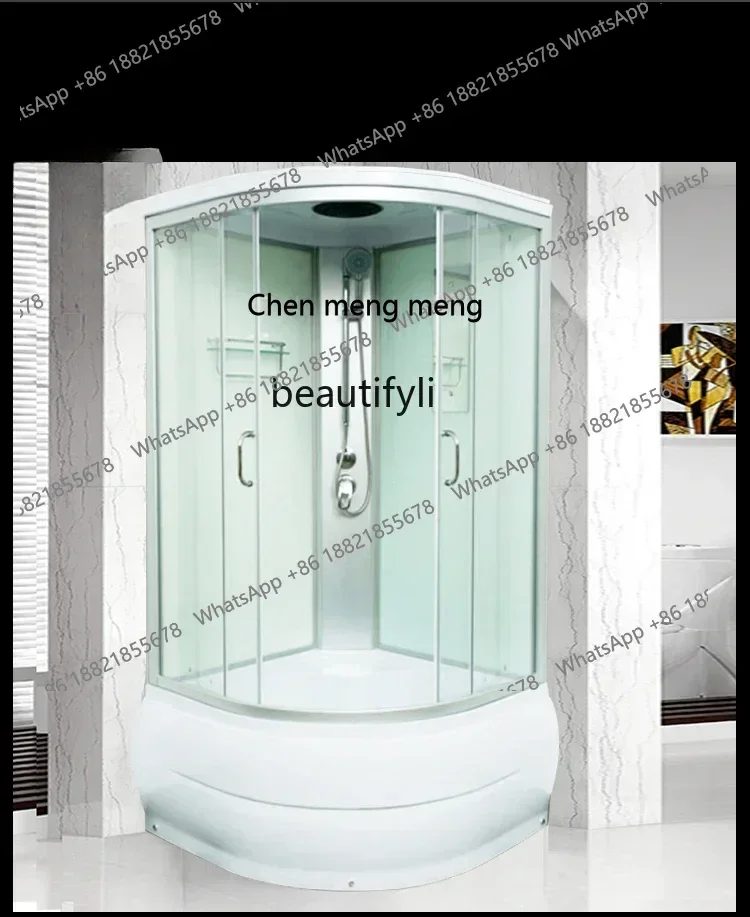 cc182R Shower room Bathroom Sauna room Bath  Dry and wet separation glass room