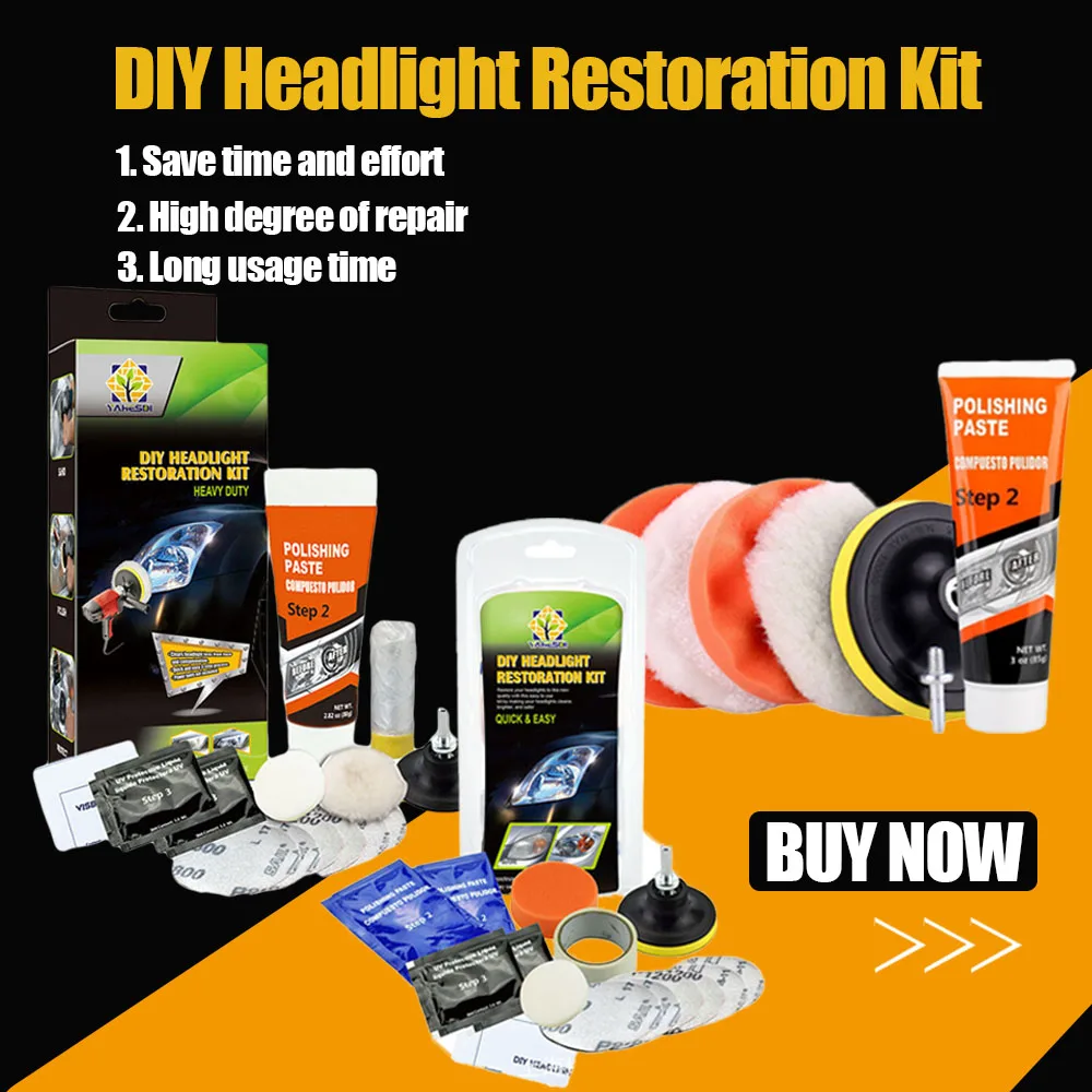 Scheinwerfer Restaurierung Kit Auto Scheinwerfer Polieren Kratzer Entferner Oxidation Reiniger Scheinwerfer Renovierung Auto Reparatur Werkzeuge – Detail 1