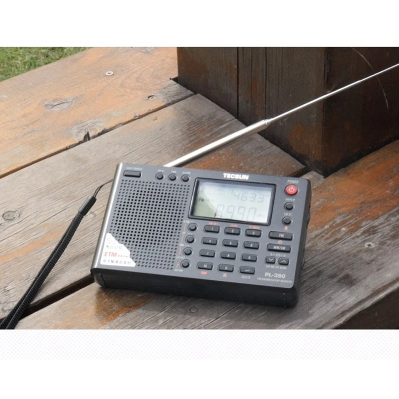 AN-03L 전문 SW 밴드 외부 안테나가 포함된 Tecsun PL-380 라디오 DSP Fm Am 스테레오 월드 밴드 수신기 VS Tecsun PL-310ET