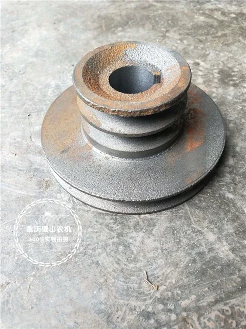Belt pulley hole diameter 28mm rice beater belt pulley rice mill motor