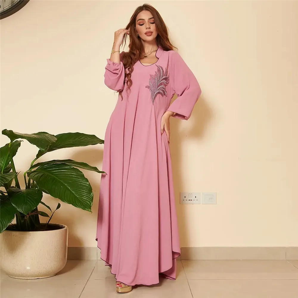 

Eid Ramadan Jalabiya Arabic Dress Moroccan Kaftan Islam Muslim Abaya Party Evening Caftan Dubai Saudi Robe Abayas Gown Vestidos