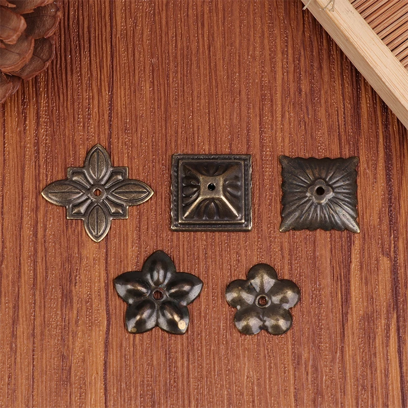NEW 10Pcs Wooden Box Corner Antique Brass Upholstery Decorative For Jewelry Chest Gift Wine Case Protectors Hardware