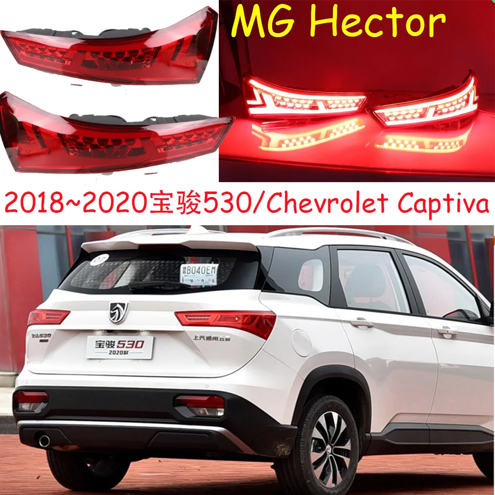 2018~2020y car bumper tail light for captiva taillight BaoJun 530 car accessories LED DRL Taillamp for MG Hector fog light