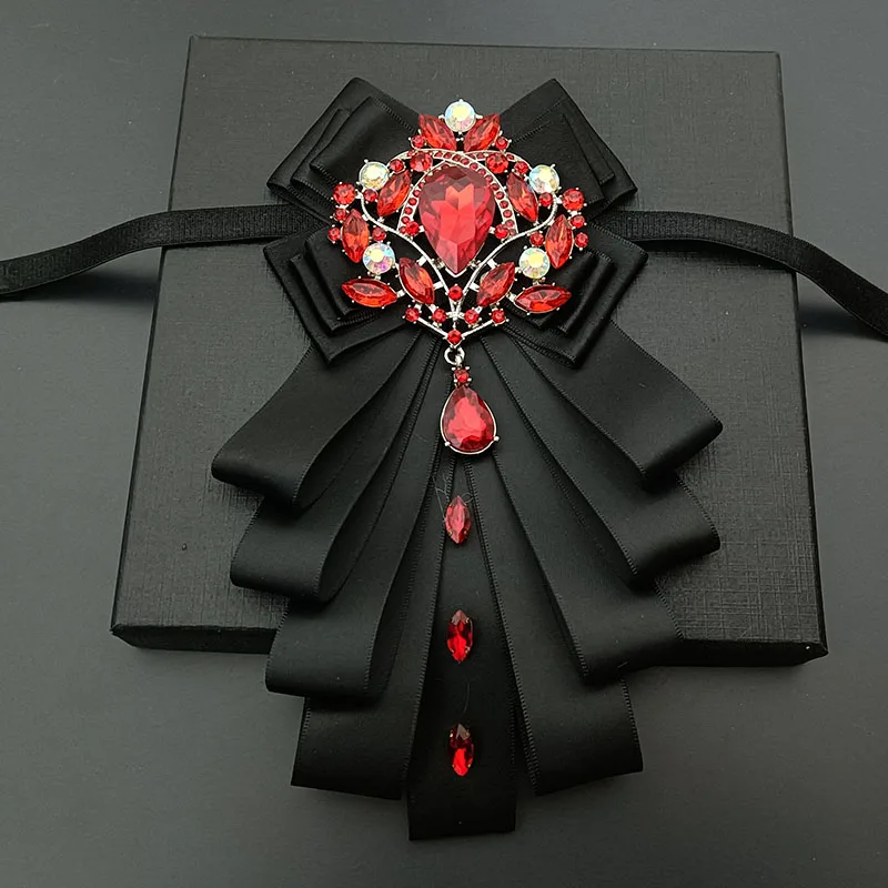 Original High-end Bow Tie for Men\'s Wedding Collar Flower Handmade Jewelry Gifts French Business Suit Shirt Accessories Bow-ties