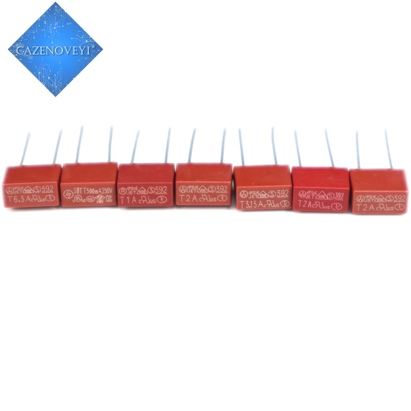 10pcs/lot Square Plastic Fuse 3.15A 250V 392 Square Fuse T3.15A250V LCD TV  Board Commonly Original