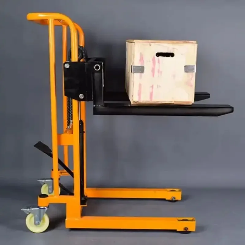 Mini Stacker Manual Hydraulic Pallet Truck Forklift Smooth Lifting For Workshop Cargo Stacking Pallet Transfer Processing Tasks