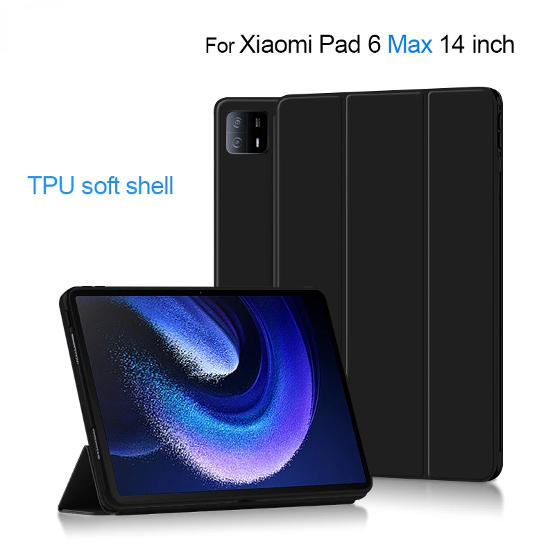 

Case For XIAOMI Pad 6 Max 14" 2023 Tablet Magnetic Folding Smart Cover for Xiaomi Pad 6 Max 14 inch Mi Pad 6 Max Tablet Cases