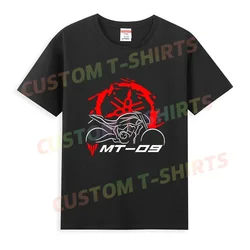 Camiseta gráfica masculina Yamaha Mt-09 Casual, tops esportivos de grandes dimensões, streetwear respirável e confortável, camiseta legal, 2021, S-3XL