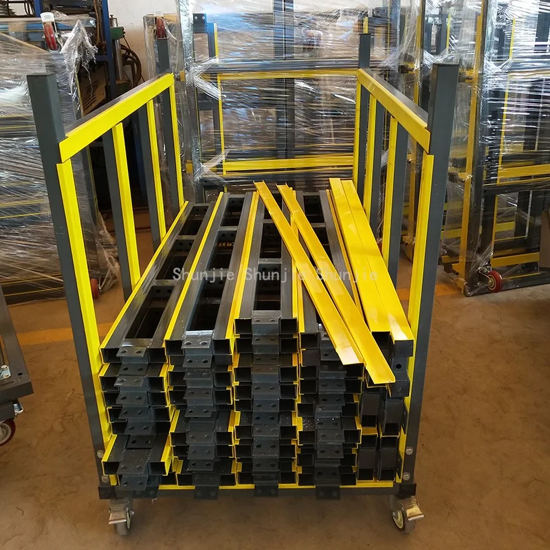 ขายส่งอลูมิเนียมโปรไฟล์ชั้นวางวัสดุชั้นวางประตูและหน้าต่างวัสดุรถเข็นชั้นวาง