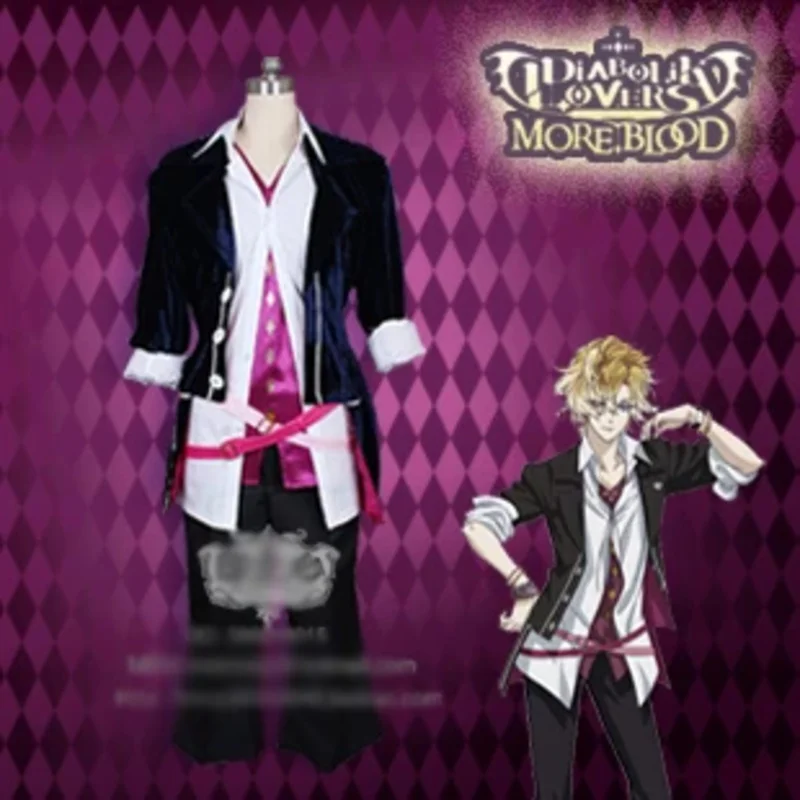

Diabolik Lovers Mukami Kou Cosplay Costume with socks 11