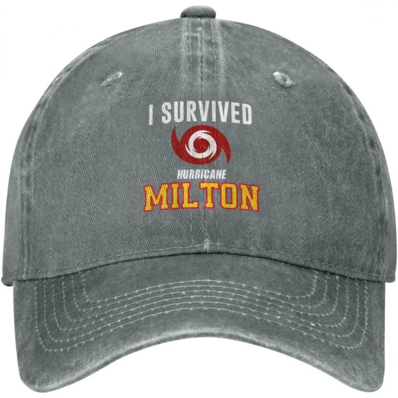 

I survived the hurricane Milton hat pray for Florida hat God bless men and women with black hats