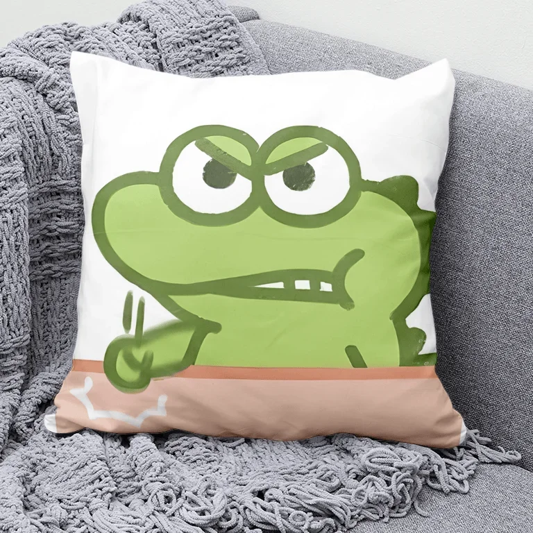 Cute Alligator Sofa Pillowcase Dormitory Decoration Office Living Room Home Pillowcase