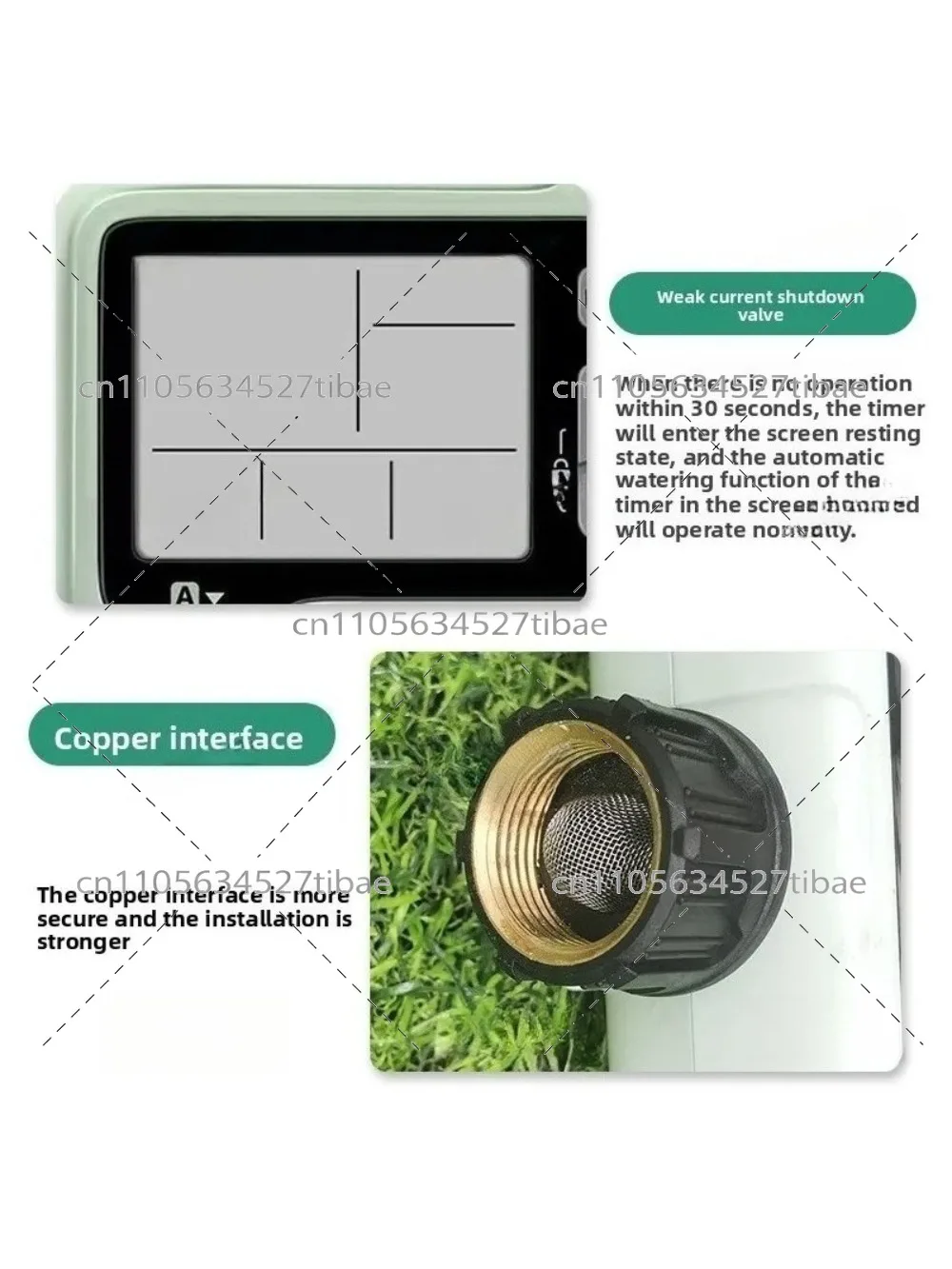 Intelligent Channel Control Automatic Watering Device for Intelligent Irrigation - Spray & Drip Control for Regular Watering