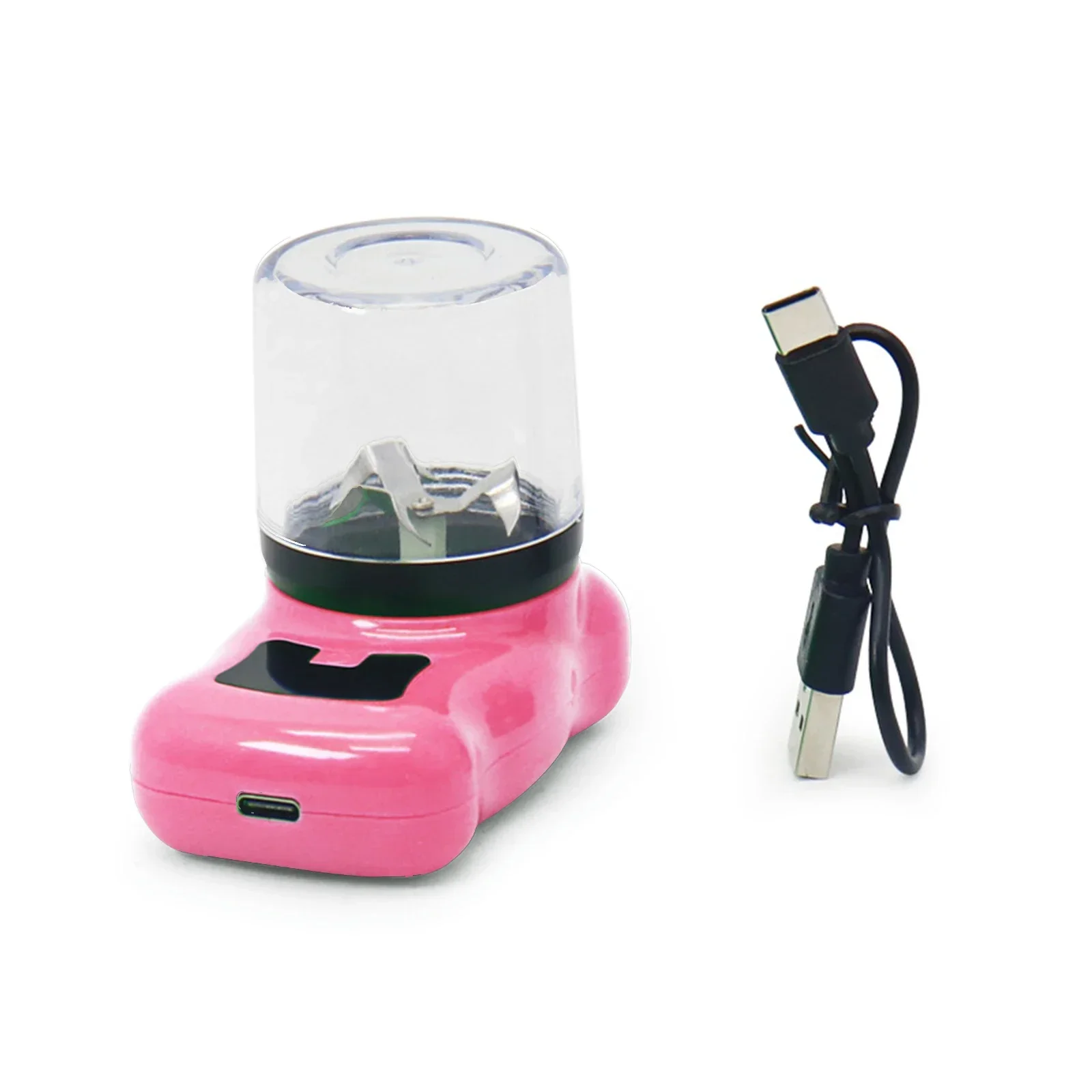 1pc,Mini Electric Grinder, Tobacco Grinder, Smoking Accessories, With Digital display, Type-C Charging Port