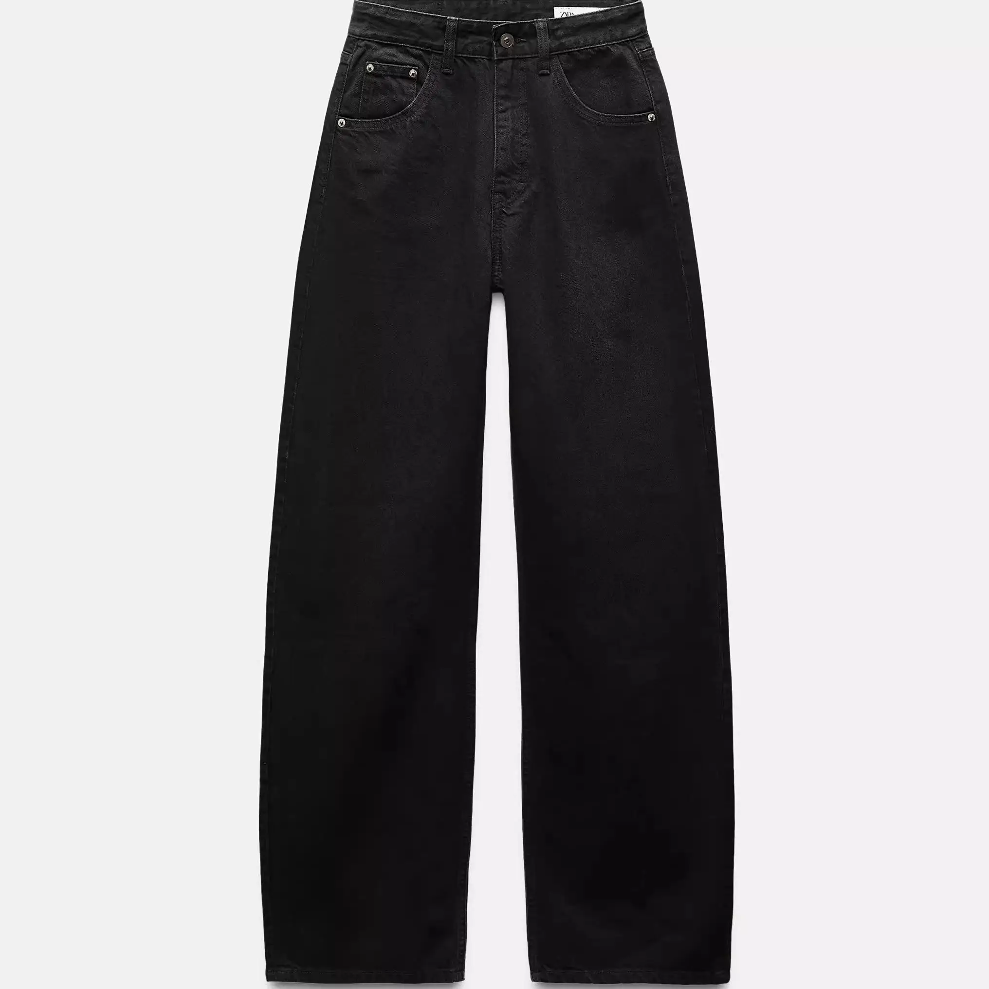 

Джинсы с высокой талией и широкими штанинами, разноцветные, весна-осень, новинка, универсальные джинсовые брюки для повседневной носки, с застежкой-молнией, синие