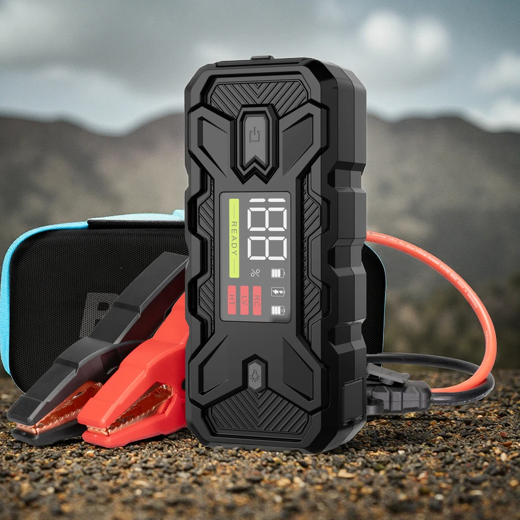 

Ultra Portable 18000 MAh 12v Car Jump Starter Power Bank 3000a 6.0l L Gas 3.0l L Dieselss Engine