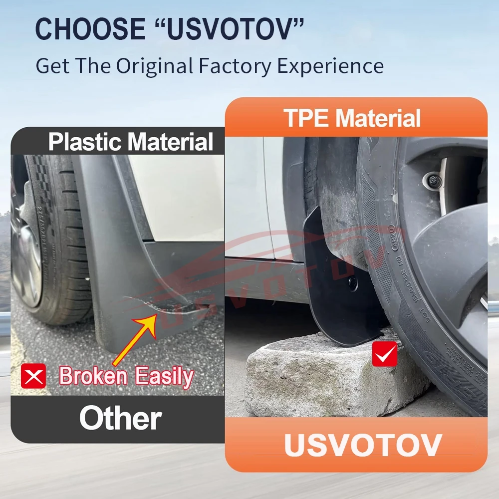 TESMAYX لـ Tesla Model Y Juniper Model 3 2025 2026 واقيات الطين واقيات الطين ملحقات حماية الطين