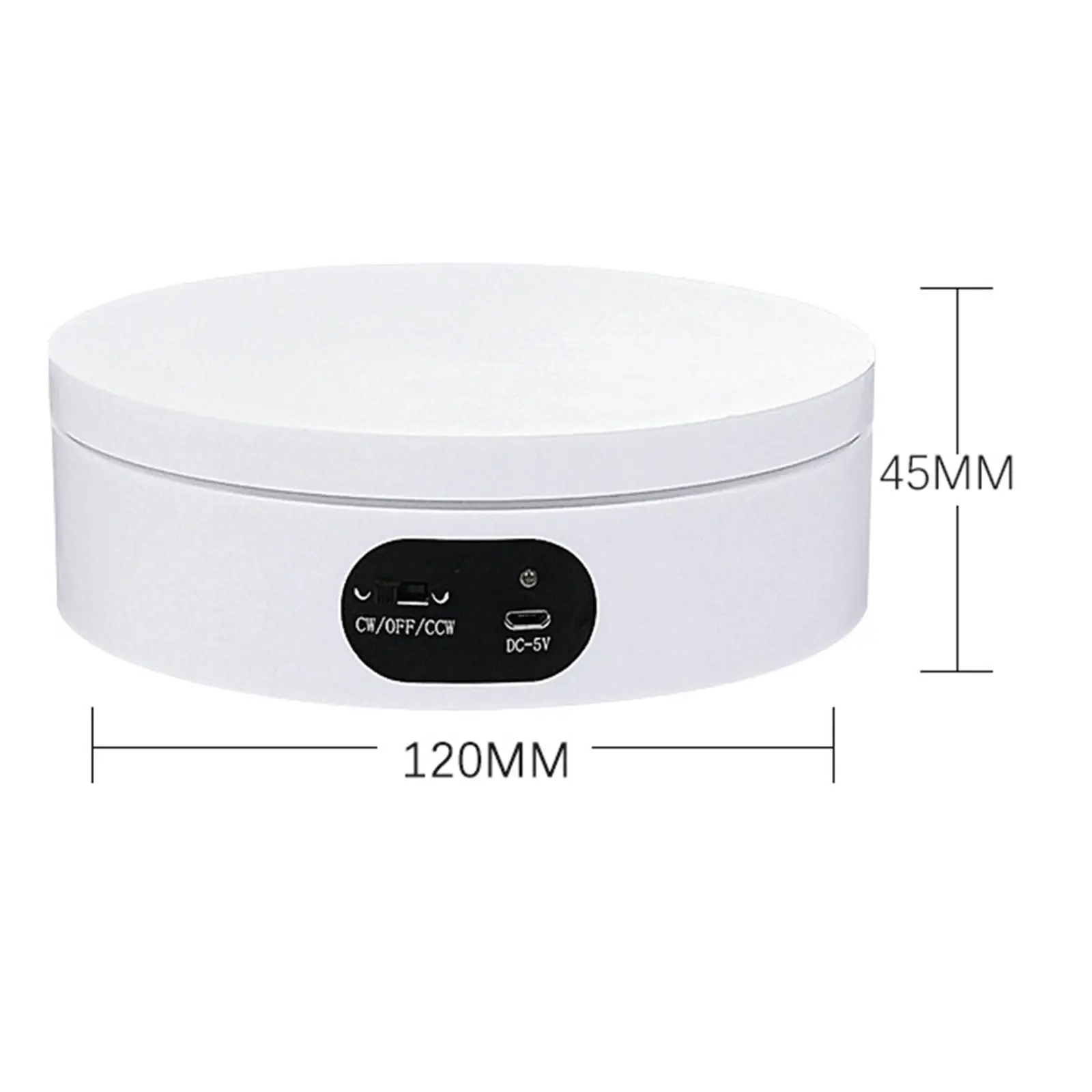 Electric Rotating Display Turntable Stand Battery Powered Cosmetics Holder