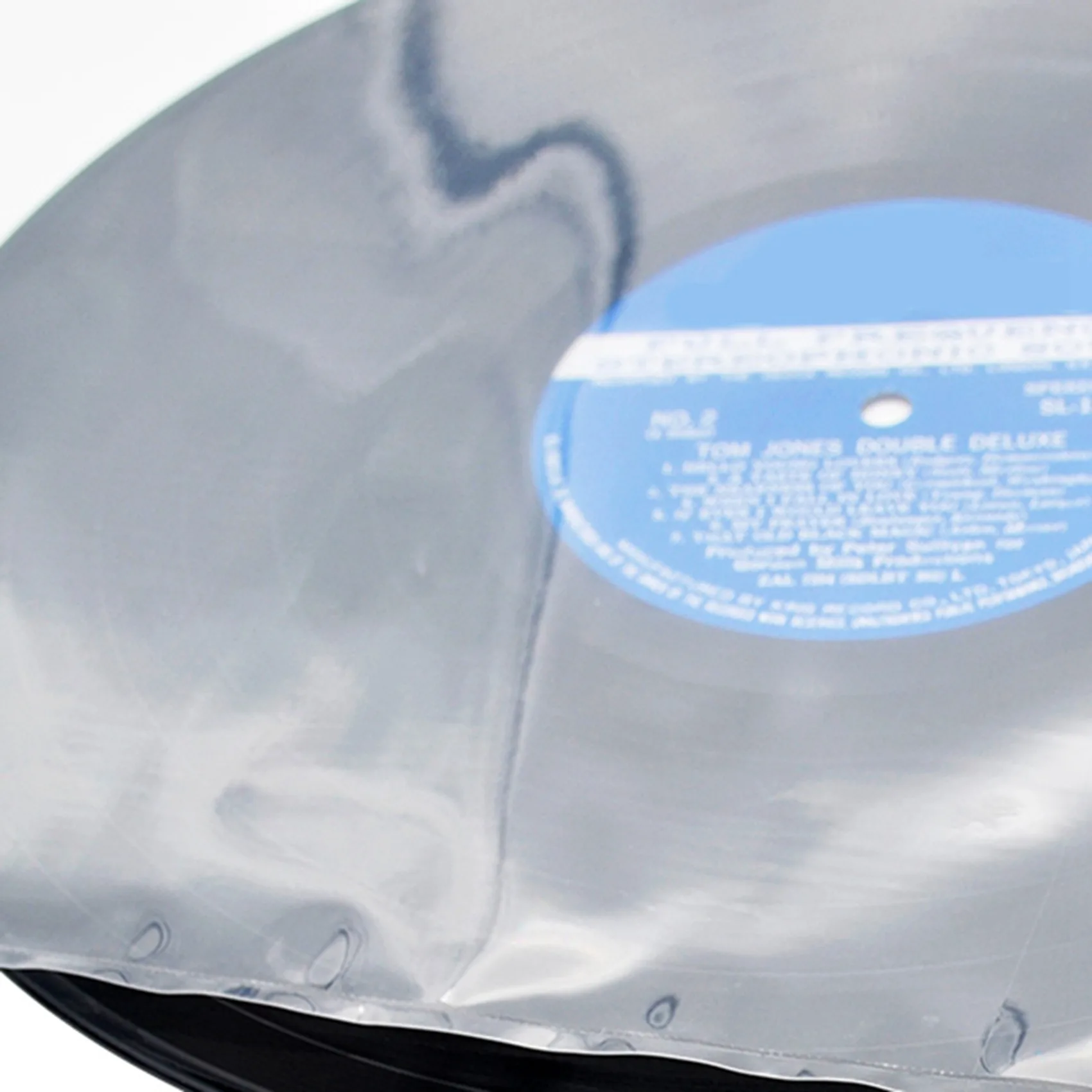 90 bolsa superior abierta plana, funda fuerte de 6,7 mil, fundas exteriores de plástico para discos de vinilo para 12 pulgadas, doble/portfold 2LP 3LP 4LP-AAAE