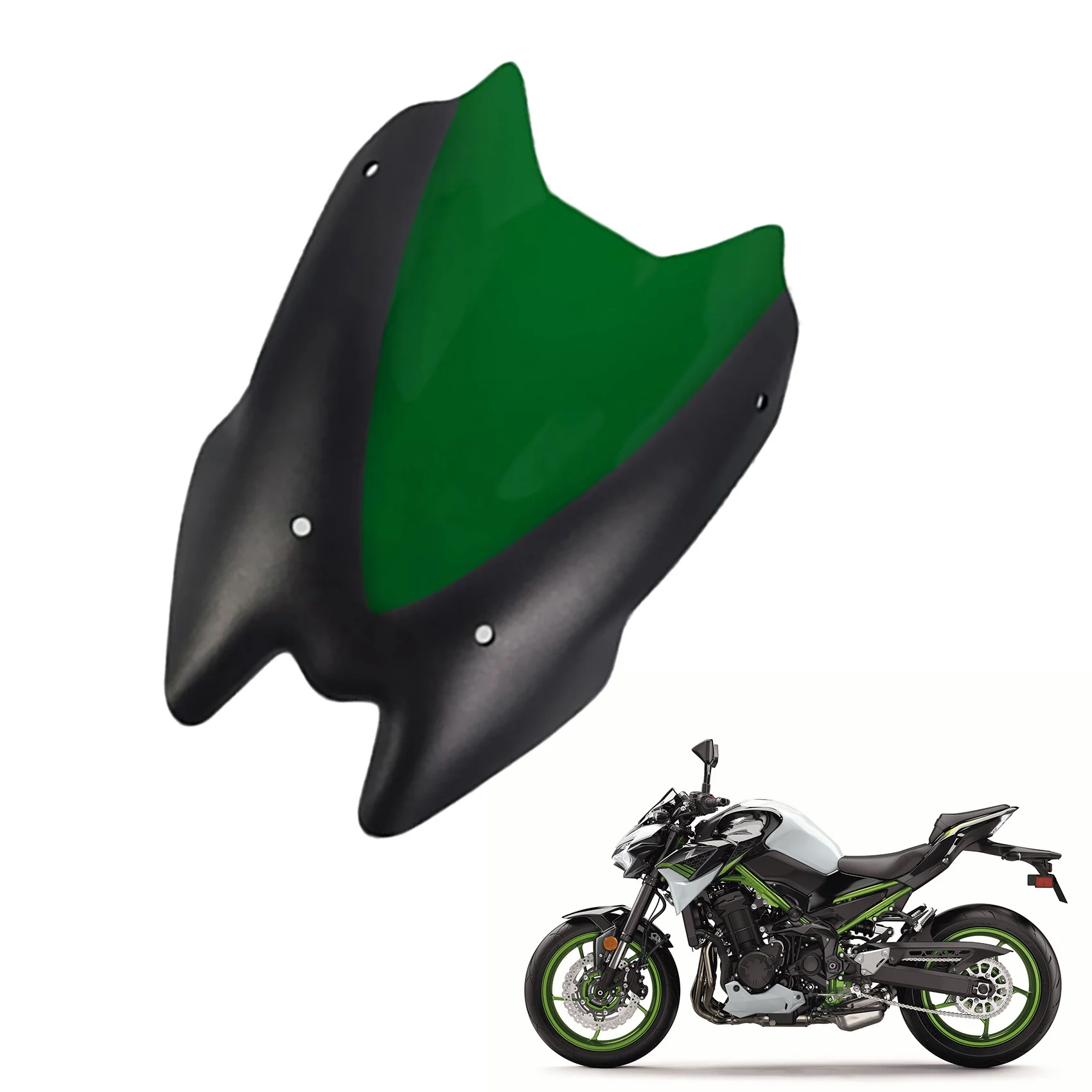 2020 2021 for Kawasaki ZR900 Z900 Motorcycle Windscreen Windshield Fairing Wind Deflectors Visor