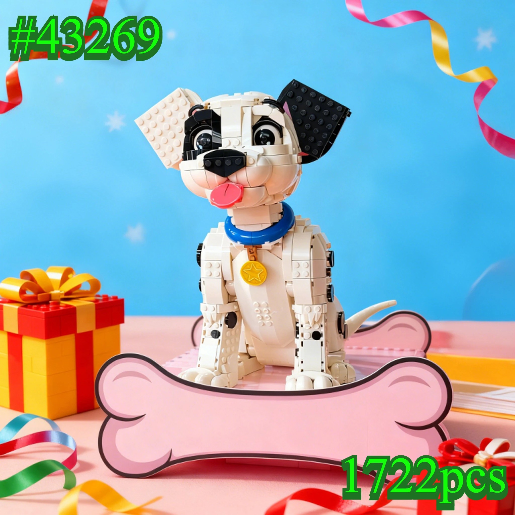 مجموعات مكعبات بناء Loyal Dalmatian 43269 متوافقة مع جزيئات Lego مناسبة لهدايا عيد الميلاد 1722 قطعة