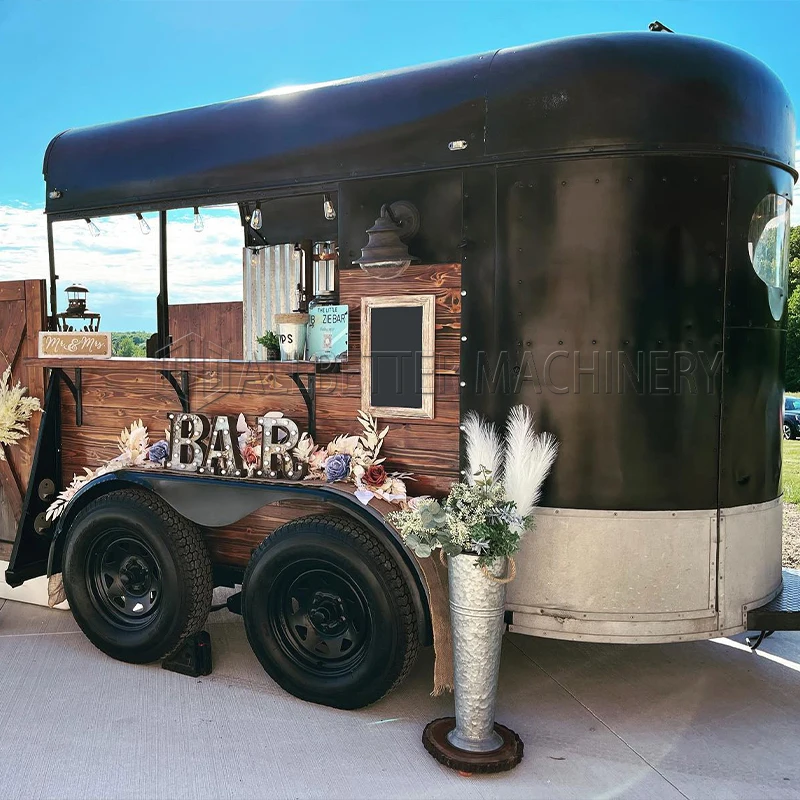 Factory Supply Mini Food Truck Mobile Bar Outdoor Mobile Coffee Ice Cream Cart Hot Dog Food Truck Trailer with Full Kitchen