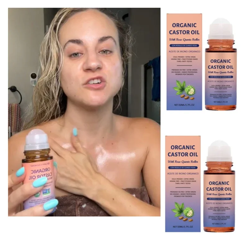 

Castor Oil Roller-on Treatment Provides Moisturizing Treatment For Hair And Skin, Fading Fine Lines, And Hydrating And Firming.