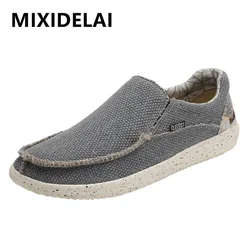 Men's Casual Shoes Canvas Breathable Loafers Men New Male Comfortable Outdoor Walking Shoes Classic Loafers Men Sneakers Summer