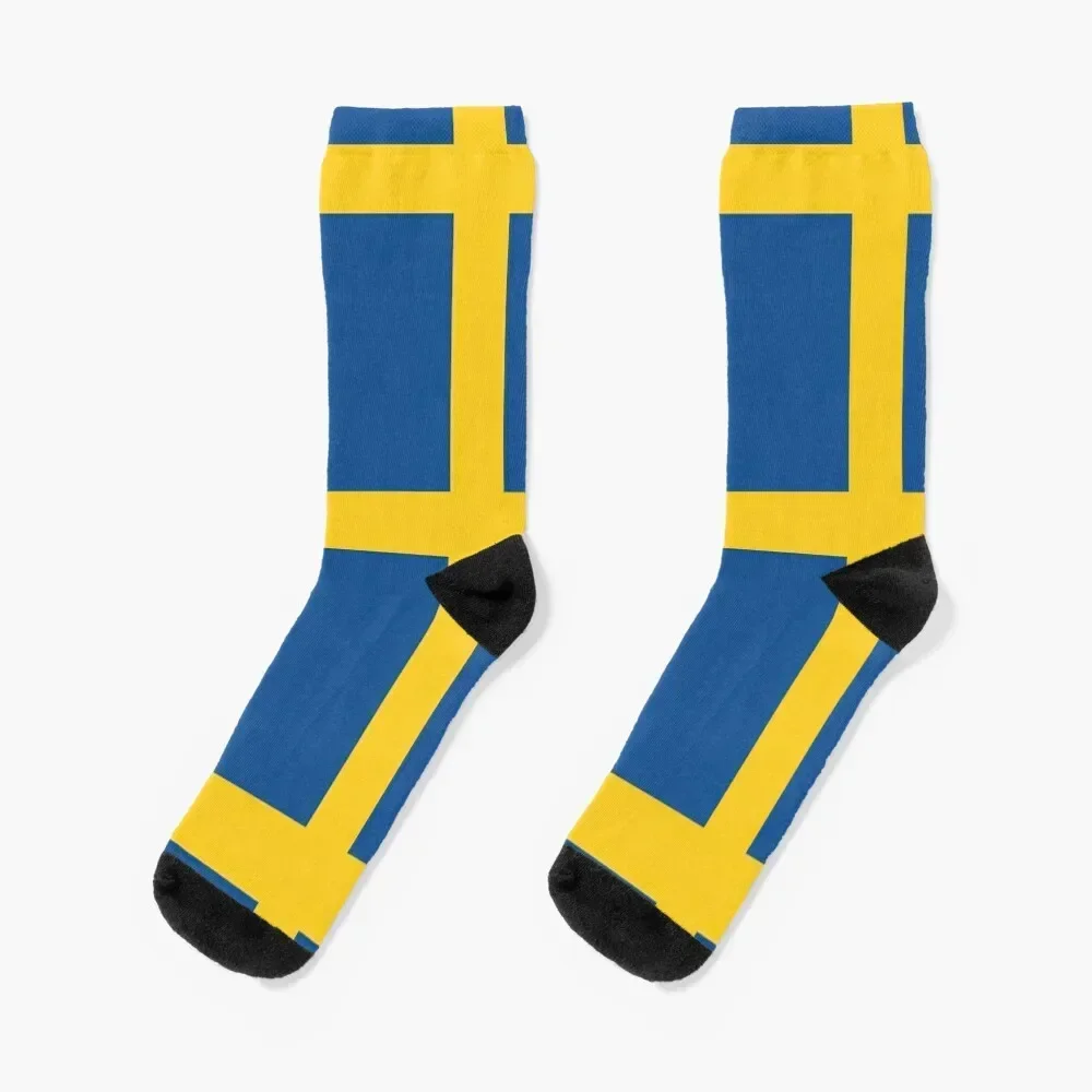 

Flag of Sweden Socks essential hockey cotton Mens Socks Women's