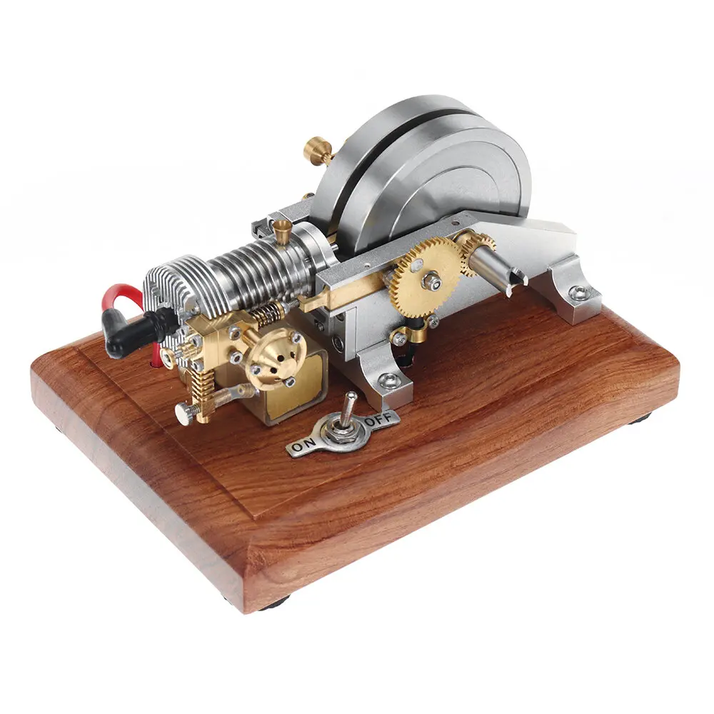 M96 6 Stroke Cycle Odd Ball Gas Engine Model Toys DIY Mini Suitable for Physics Experiment Teaching Learning Demonstration