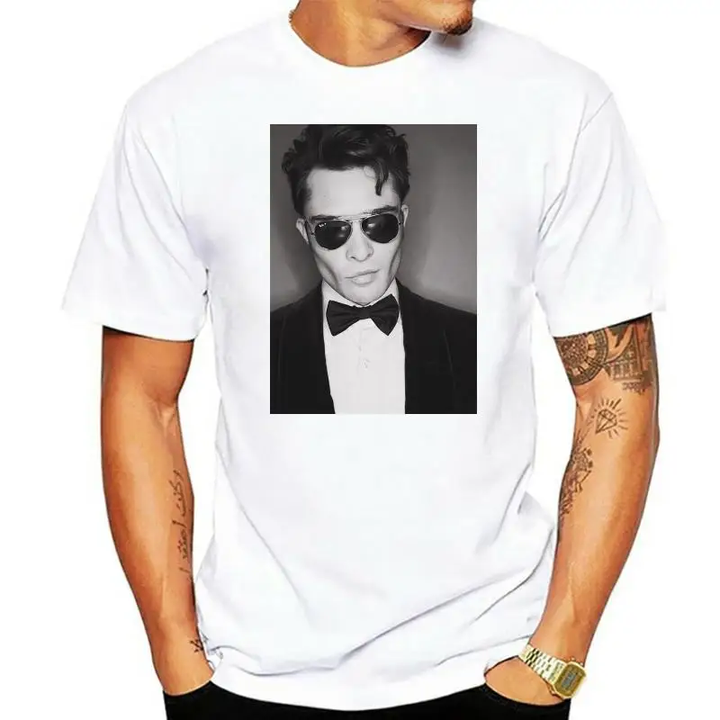 Gossip Girl Chuck Bass Mr Ed Tshirt Comfortable Men'S Black T-Shirt Size S-Xxl Wholesale Tee Shirt