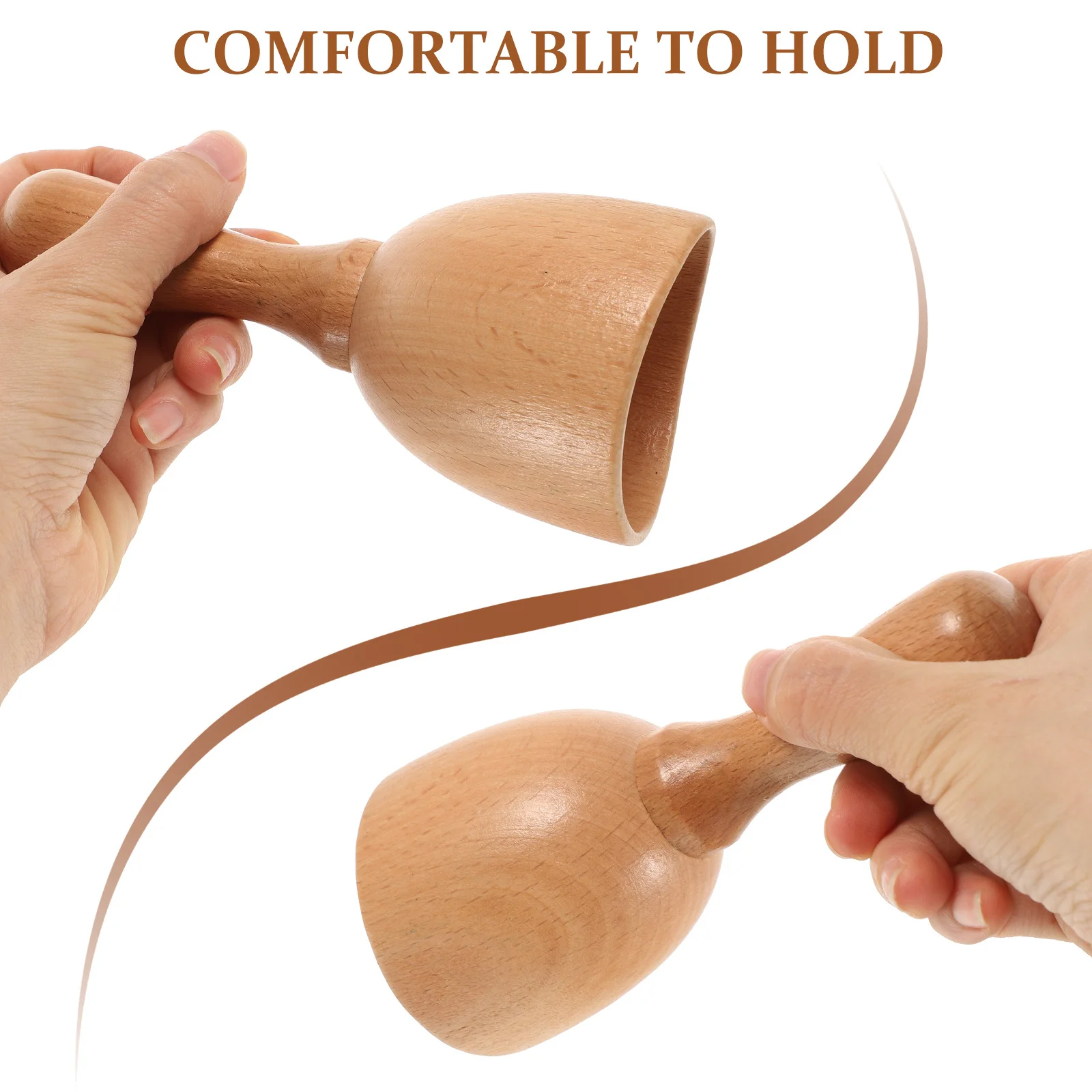 Massaggiatore raschiante in legno Bastone da massaggio Guasha Strumento di terapia portatile per alleviare il dolore per viaggi, palestra, ufficio, regalo di inaugurazione della casa