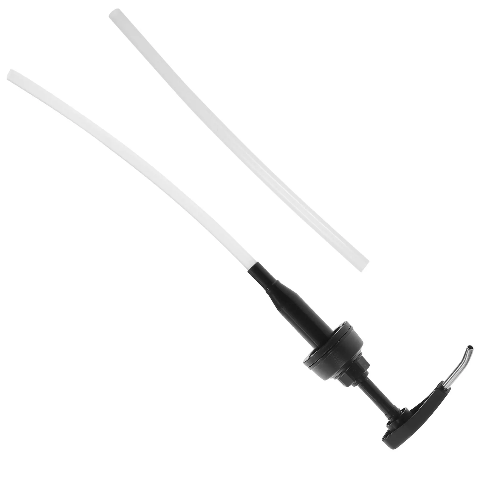 

Stainless Steel Squeeze For Oyster Sauce Ketchup Bottle 2 Hoses Press Nozzle Kitchen Bottle Pump Metal Nozzle Syrup