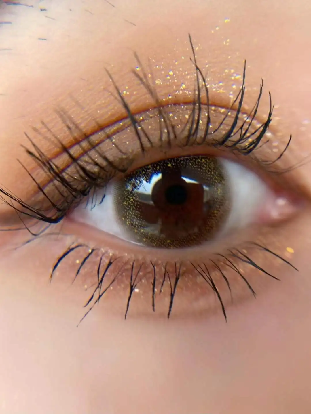Eye Black Waterproof Fiber Long Curl Fine Brush Head Color Makeup Do Not Faint Dye Long Makeup Price