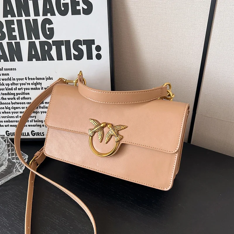 

High End Women's Leather Shoulder Bag Luxury Crossbody Handbag Elegant Fashion Tote For Commuter And Party Style