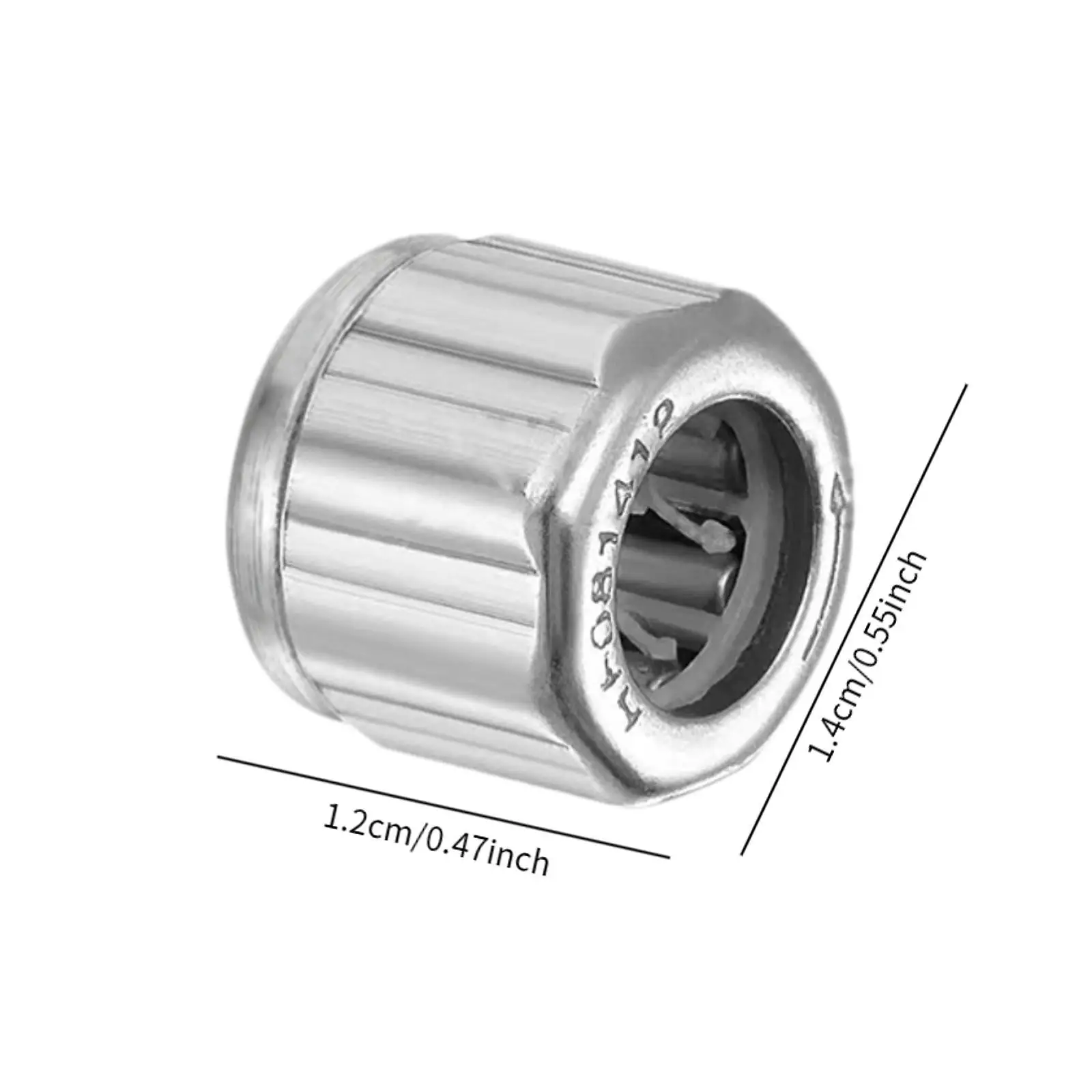 10 Pieces Generic Needle Stainless Steel Deep Groove Ball Bearings Easy to Install Silver Rolling Bearings for Power Tools