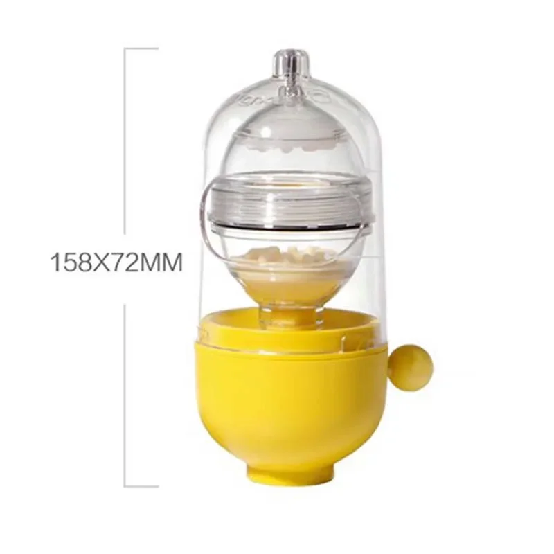 Rocket Manual Golden Egg Puller Scrambler Household Egg White Yolk Mixer Albumen Blender Without Breaking Eggs Kitchen Tools