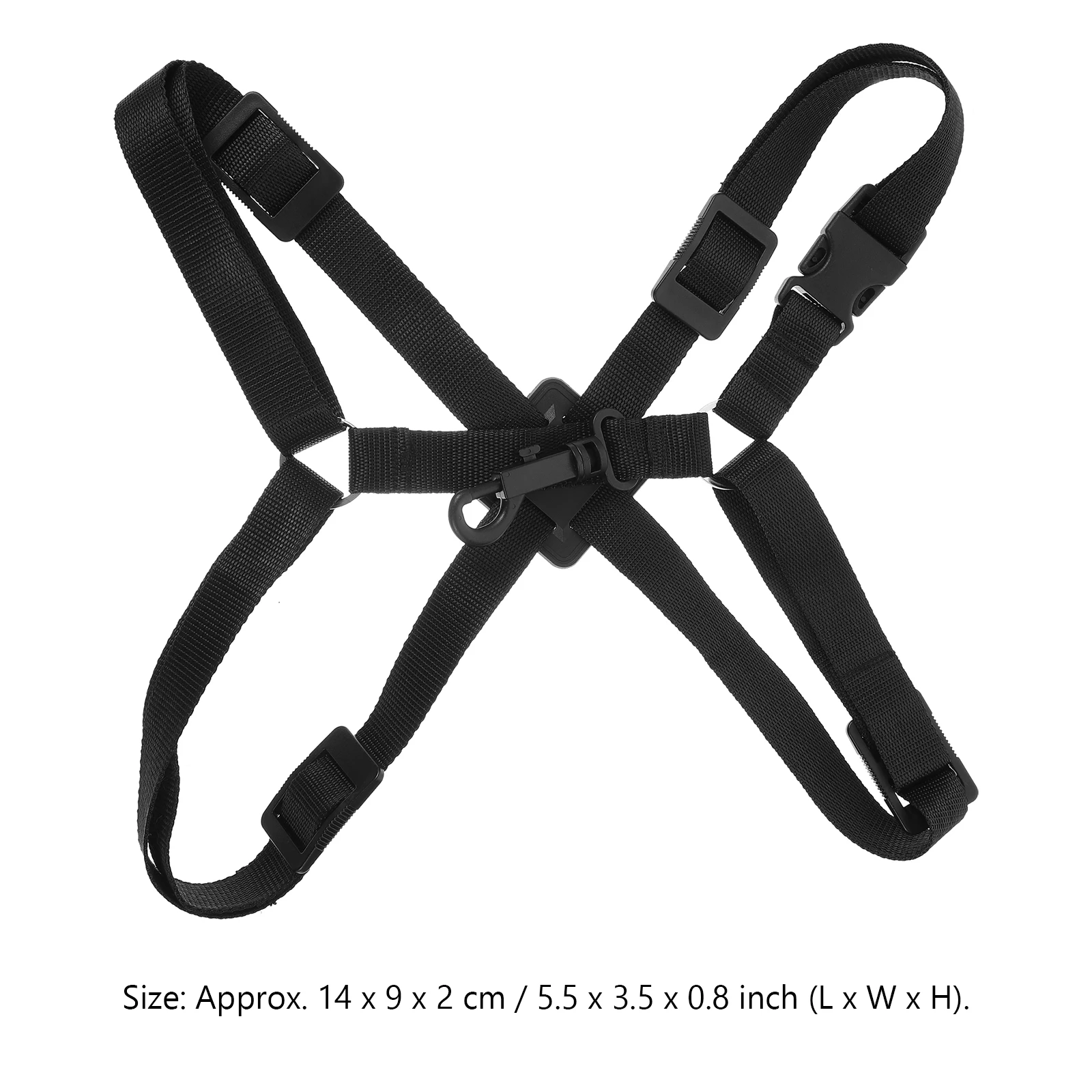 

Saxophone Shoulder Strap Harness Premium Adjustable Fit Most Instruments Sturdy Durable Back Pain Relief for Women Men