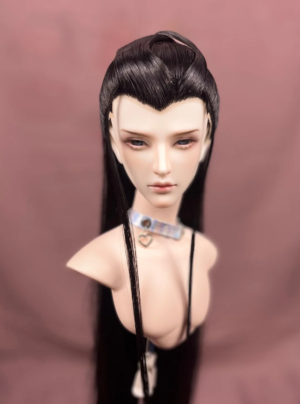 고대 코스튬 BJD 가발 인형 액세서리, 한푸 앤티크 스타일 헤어 레트로 사무라이 가발, BJD/SD SD13 SSDF 삼촌 C1810, 1/3 체중계