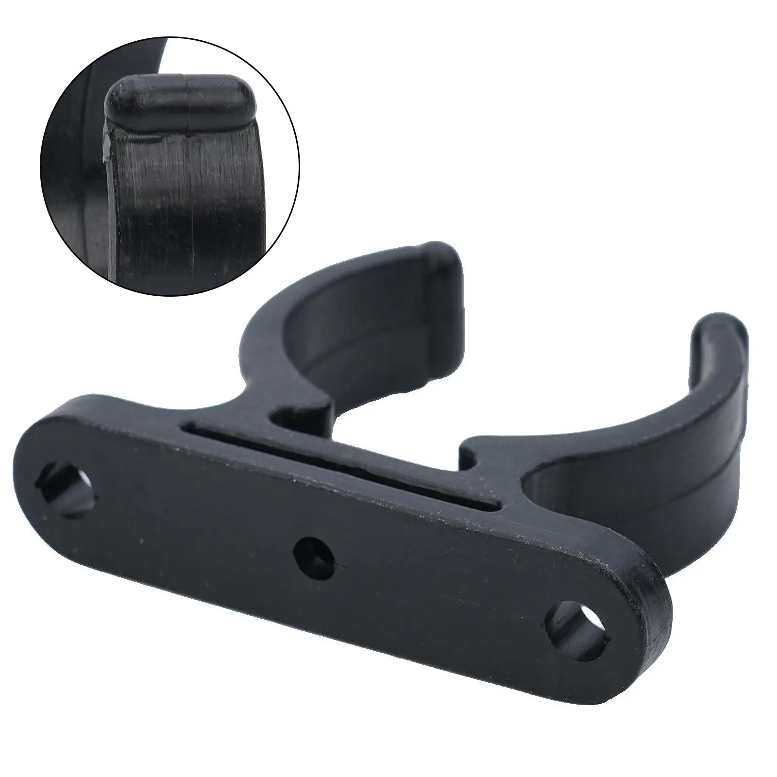 

Черный нейлоновый морской держатель для весла с двойными крепежными отверстиями, простой в использовании и установке