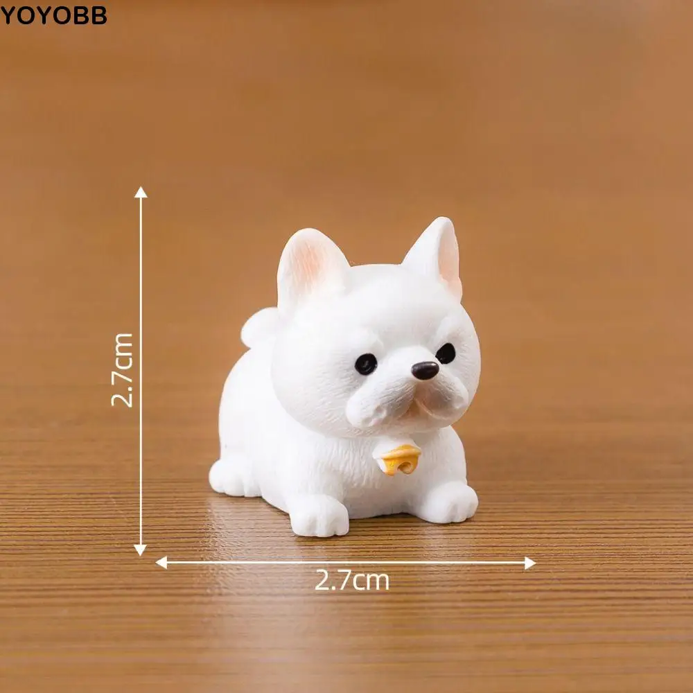 

Resin Cute Dog Figurines Miniatures Realistic Cartoon Animal Figurines Funny Handmade Micro Landscape Ornaments Outdoor