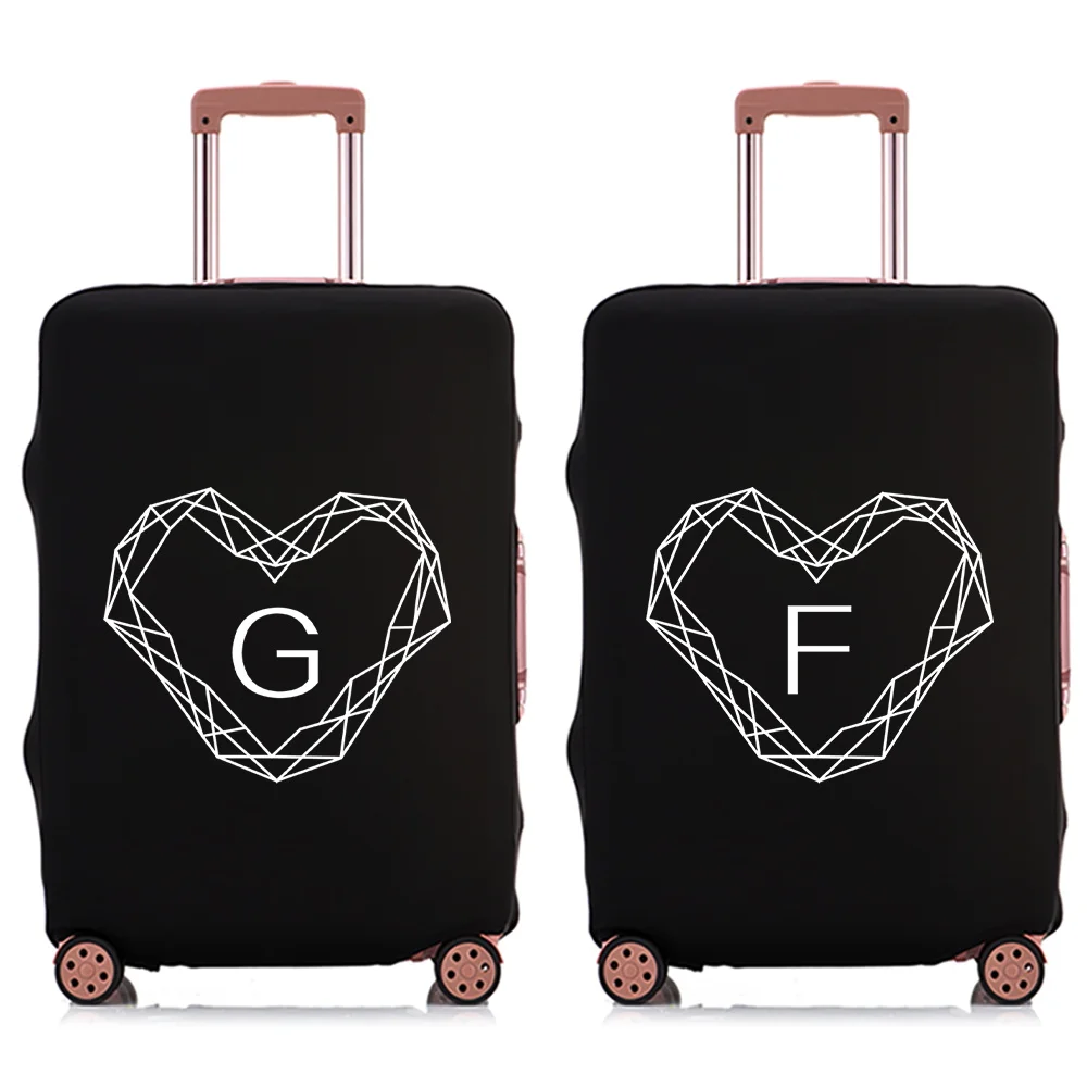 

Portable Fashion Luggage Protector Cover Trolley Case Travel Outdoor Holiday Essentials Luggage Covers Unisex
