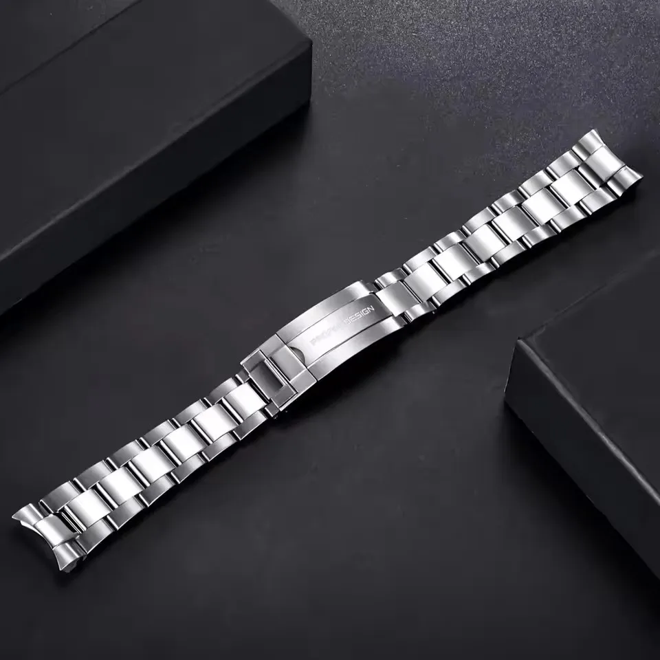 Pagani carefully designed stainless steel strap (suitable for PD1661, 1662, PD1651, PD1644) Tableband width 20mm, length 220mm